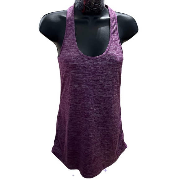 Lululemon Heathered Purple Racerback Athletic Tank Top - Picture 1 of 5